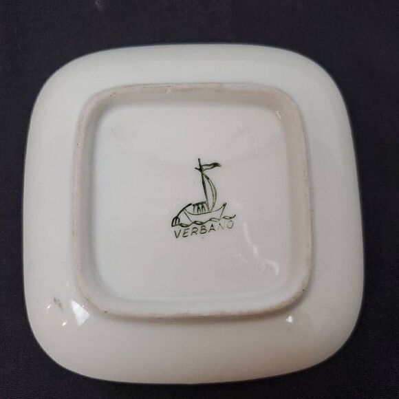 Verbano ROMA-CASTEL S. ANGELC, Collectable Plate, 3.5" Square Decorative Plate - Picture 2 of 4